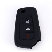 CAR 888 ACCESSORIES Silikonska navlaka za kljuceve Toyota crna