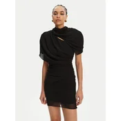 JACQUEMUS Cocktail obleka 24H251DR130-1555 Črna Regular Fit