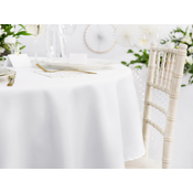 PartyDeco Prt - bel , okrogli 280 cm