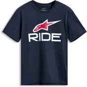 Alpinestars Ride 4.0 CSF majica kratkih rukava plavo-bijelo-crvena