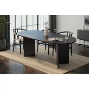 HANAH HOME Trpezarijski sto Sabella Wood Black