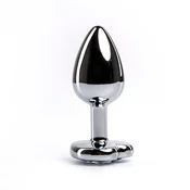 Anal butt plug metal srce Silver