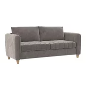 Kavč CosmoLiving by Cosmopolitan 165 Siva, 182x83x80cm, Blago, Noge: Les