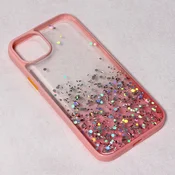 TELEMPIRE Maska za iPhone 14 Plus 6.7 Frame Glitter roze