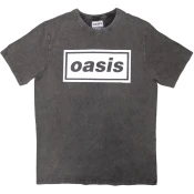 Oasis Majica Decca Logo Unisex Charcoal Grey S