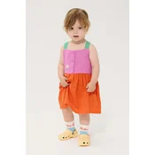 Otroška bombažna obleka Bobo Choses Pixel Daisy