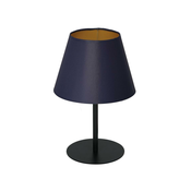 Stona lampa ARDEN 1xE27/60W/230V, precnik 20 cm, ljubicasta/zlatna