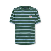 Only & Sons Junior Majica OSJDAWSON svetlo modra / temno zelena / bela