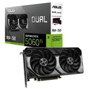 Graficka kartica ASUS Dual GeForce RTX 5060 Ti OC 16GB GDDR7, PCIe 5.0