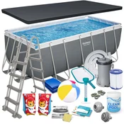 Vrtni bazen s okvirom 412x201x122 cm 17u1 Bestway 56456N