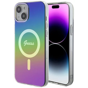 Guess IML Iridescent MagSafe - etui za iPhone 15 Plus (barvni)