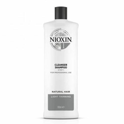 Nioxin Čiščenje šampon za fino naravnih las tanjšanje nekoliko System 1 (Shampoo Clean ser System 1) (Obseg 300 ml)
