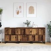 Kreveta 3 pcs Staro drvo 60 x 35 x 70 cm