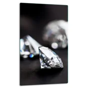 shumee Steklena plošča, pult, 30x52 diamant