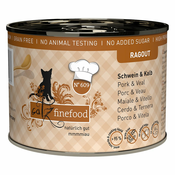 catz finefood Ragout 6x180 g/190 g - No.605 losos & divja raca (6x190 g)
