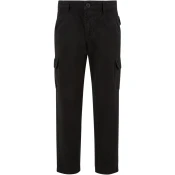 Boys Straight Leg Cargo Pants Black