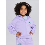 Sinsay - Sportska hoodie majica od tanke pene Stitch - lavanda