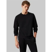 CALVIN KLEIN MEN'S BLACK ZIPLESS SWEATSHIRT