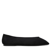 Balerinke Calvin Klein Square Ballerina Aop Mesh HW0HW02937 Črna
