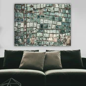 Wallity Dekorativna slika na platnu, 70x100cm, Šarena
