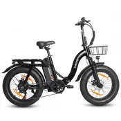 Eskute Zložljivo električno kolo ESKUTE D202, 48V 20,8Ah, dolg doseg, 20 debelo kolo, črno, (5000241849)