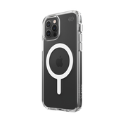 Speck Presidio Perfect Clear + Magsafe Apple iPhone 12/12 Pro Case with MICROBAN (Clear)