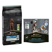 12 kg / 14 kg PURINA PRO PLAN + Dental Care grickalice gratis! - 12 kg Large Athletic Puppy Sensitive Digestion janjetina + 426 g Dental Care Large Dog