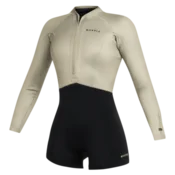 Mystic Obleka LUNAR Longarm Shorty 2-2 Frontzip Women - 108 Dirty White