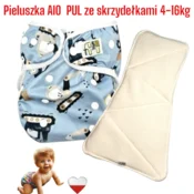 shumee NappiMe AIO PUL plenice za večkratno uporabo z bager krili