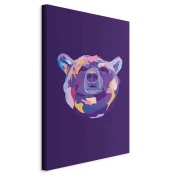 artgeist Slika Na Platnu Colorful Bear