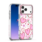 Onasi Clear Case Love za iPhone 17 - prozoren