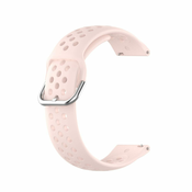 BStrap Silicone Dots pašček za Garmin Venu 2S, sand pink