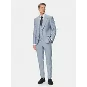 HUGO Obleka Henry 50559672 Modra Slim Fit