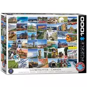 Eurographics Globetrotter Canada 1000-Pieces Puzzle 0780