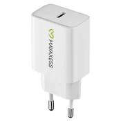 OEM Mayaxess, Polnilnik za Samsung Galaxy S25 Ultra USB-C 20W Hitri, Bela, (5000191787)