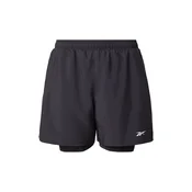 Reebok Športne hlače ATHLETE črna