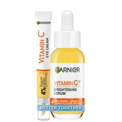 Garnier Vitamin C Set krema za podrucje oko ociju + serum za lice