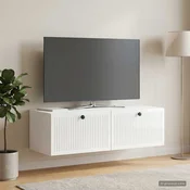Omarica za TV, ki jo lahko montiraš na steno Bela visok sijaj