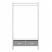Songmics Stojalo za oblačila 40x90x180 cm belo