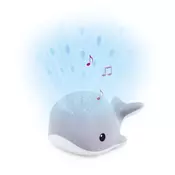 ZAZU glazbeni projektor s umirujucim zvukovima kit Wally, sivi