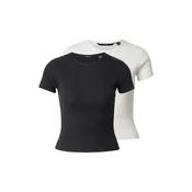 VERO MODA Majica VMCHLOE črna/bela