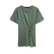 VERO MODA Majica  temno zelena