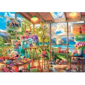 Dino - Puzzle Slikarski studio - 2 000 kosov