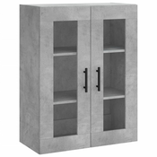 Zidni ormaric siva boja betona 69,5 x 34 x 90 cm