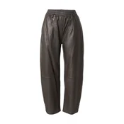 OAKWOOD Hlače temno rjava