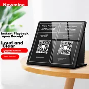 Newmine Pametni zvucnik sa ekranom HD900, 2400mAh, Crni
