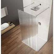 Gelco GELCO VARIO Enostenska Tuš Zavesa, Črna Mat, 900mm Nordic Steklo