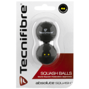 TECNIFIBRE tekmovalne žogice ABSOLUTE SQUASH 2 PACK