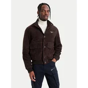 Aeronautica Militare Usnjena jakna 262PN0965UPL00327 Rjava Regular Fit
