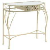 Bocni stolic u francuskom stilu metalni 82 x 39 x 76 cm zlatni